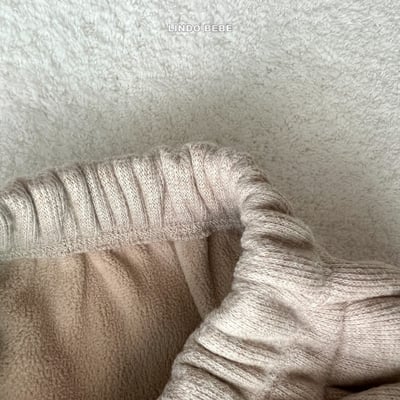 Lindo20｜(3m-18m) 荷葉摺邊縮口褲2