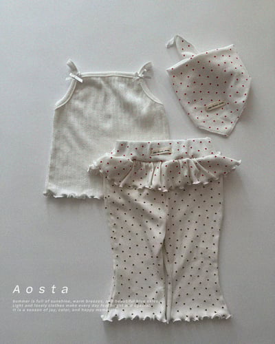 AOSTA40｜(6m-5y) 3款山茶花細肩小可愛12