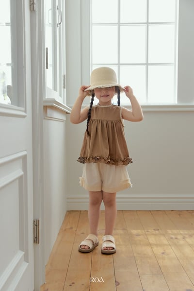 ROA18｜(6m-18m) 2色蕾絲滾邊荷葉擺背心7