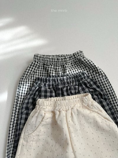 MiniRobe22｜(70-110) 棉質開扣印花長褲4