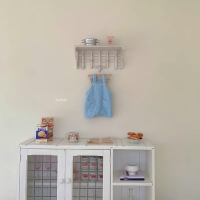 Fondue 21｜(65cm-75cm)  素色絨毛吊帶褲10