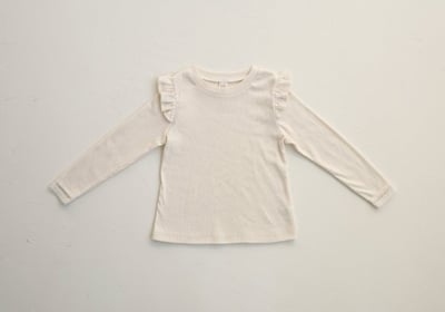 FLO27｜(75-140) 5色荷葉飛袖上衣21