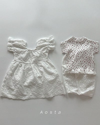 AOSTA25｜(6m-5y) 3款碎花蕾絲裙邊上衣17