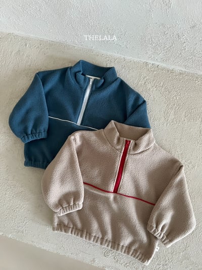 thelala47｜ (1y-6y) 半開襟絨毛上衣9