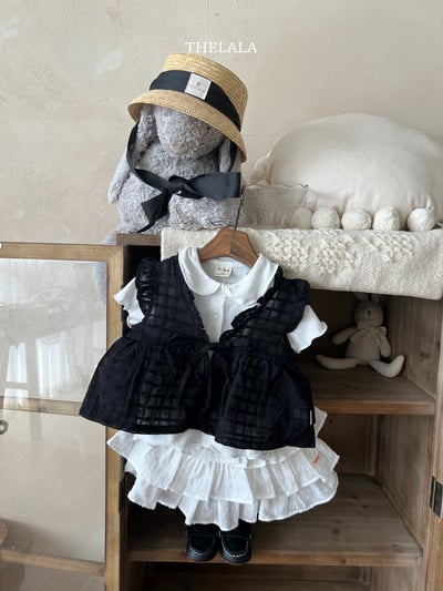 thelala22｜ (70-115) 雕花綁帶背心8