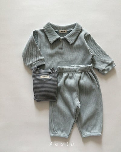 AOSTA20｜(6m-5y) 柔軟條紋上衣22