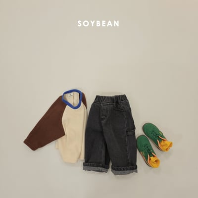 Soybean21｜(75cm-118cm) 撞色簡單上衣15