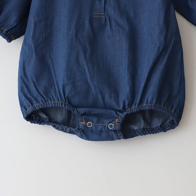 LEMONADE03｜(55cm-85cm) 1色牛仔圓領包屁衣5