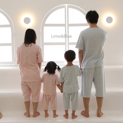 LIME&BLUE13｜(MOM DAD)  黃油花成人居家服4