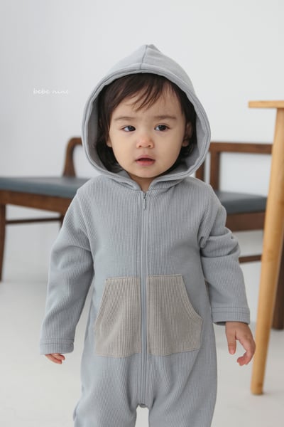 bebe nine29 (65-90) 2色恐龍小兔連帽連身衣7