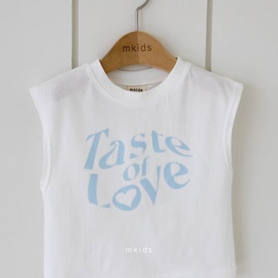 M-KIDS25｜(65-115cm) 英字印花無袖上衣6