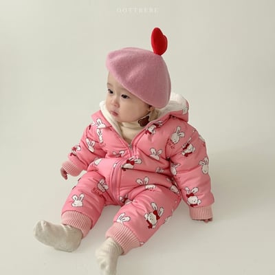 Oottbebe61｜(0m-12m) 雪人防寒連身裝12