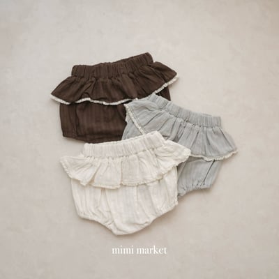mimi market20 (75-90cm)  蕾絲線條燈籠褲2