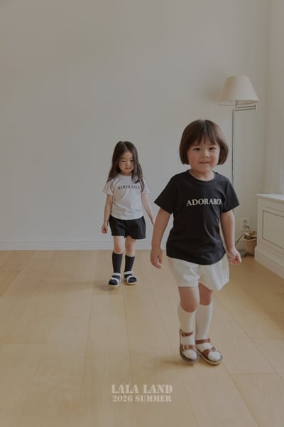 lala land60｜(75-120cm) 2色英字印花上衣3