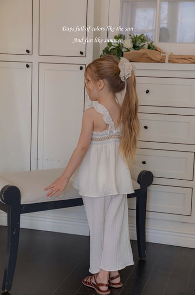 M-KIDS20｜(65-115cm) 荷葉抓皺滾邊套裝17