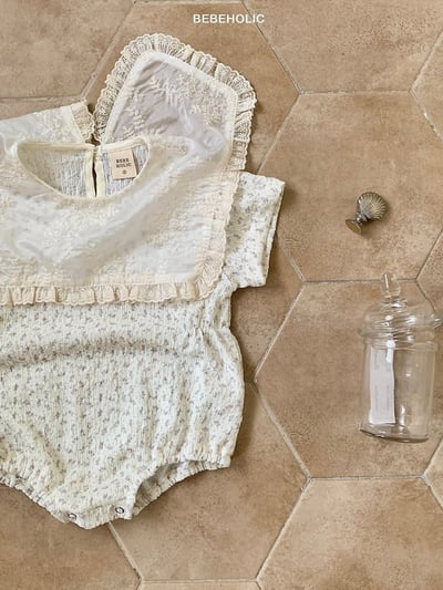 Bebe holic23｜(3m-18m) 翻領碎花連身服15