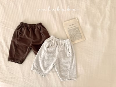 Valubebe40｜(65-90) 壓線休閒七分褲9