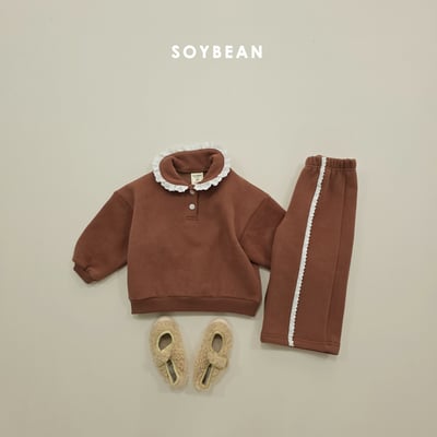 Soybean76｜(75cm-118cm) 蕾絲翻領邊套裝17