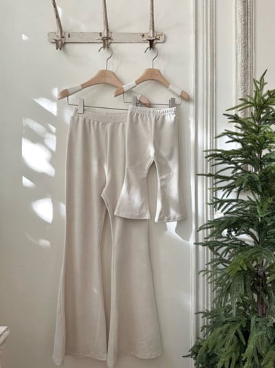 MONBEBE47｜(1y-8y-mom) 燈芯絨絨喇叭褲8