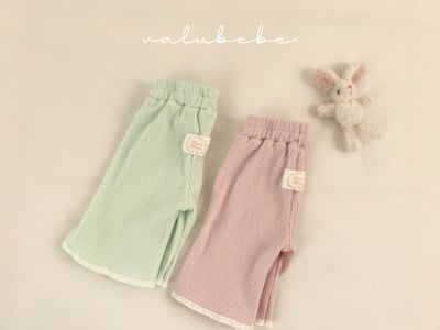Valubebe 08｜(65-90cm) 蕾絲邊喇叭褲3