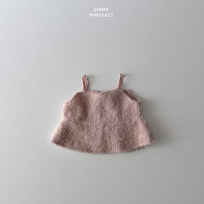 Lindo38｜(80cm-125cm) 毛毛緞帶背心6