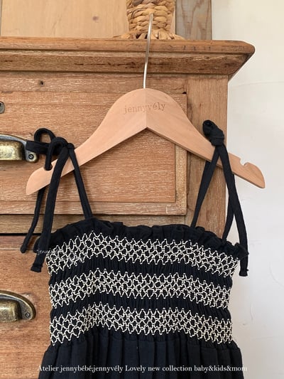 JE581｜(73-100cm) 抓皺綁帶連身褲/素面捲邊上衣4