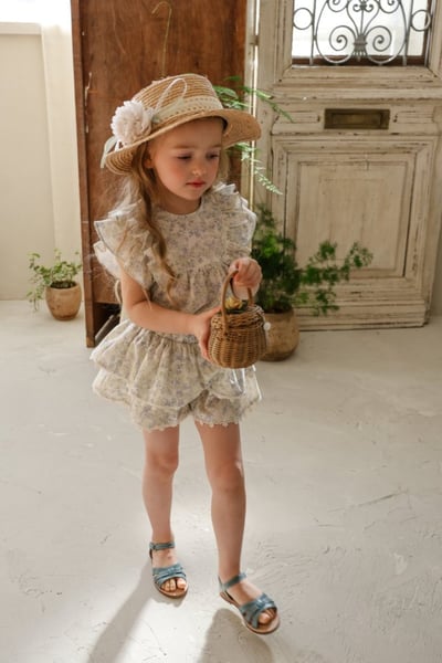 FLO08｜(75-140) 花朵蕾絲襯衫衣7