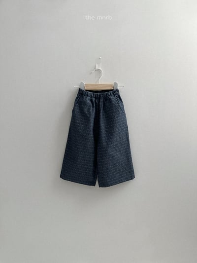 MiniRobe08｜(70-110) 壓紋直筒長褲8