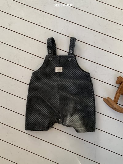 Bebe holic55｜(6m-18m) 波點小兔吊帶包屁褲7