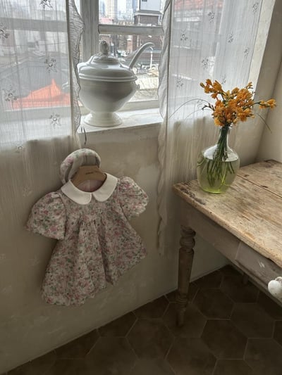 Azalea10｜(85-118cm) 甜美碎花連身裙3