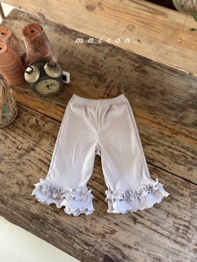 Marron10｜(1y-6y) 層次荷葉滾邊套裝8