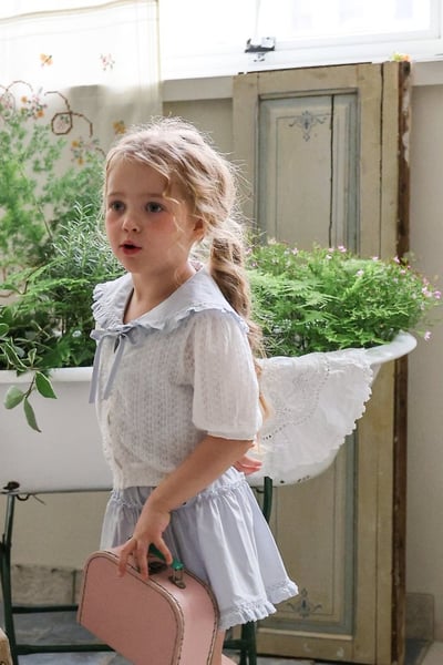 FLO38｜(75-140) 花邊波浪褲裙17