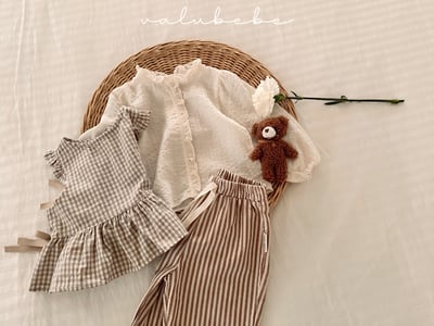 Valubebe22｜(65-90) 荷葉袖邊背心20