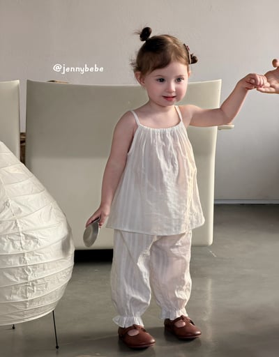 JE733｜(80-110cm) 細肩抽繩壓紋套裝6