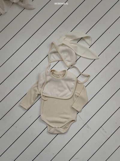 Bebe holic29｜(3m-18m) 小兔寶寶包屁衣套裝5