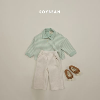 Soybean77｜(75cm-118cm) 舒適抓絨寬褲18