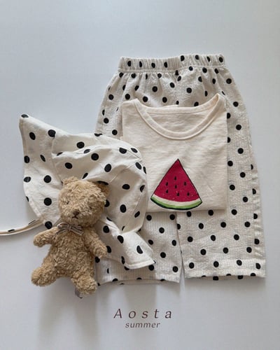 AOSTA14｜(6m-5y) 2款清涼西瓜印圖上衣12
