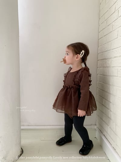 JE603｜(66cm-90cm)  公主網紗裙包屁衣12