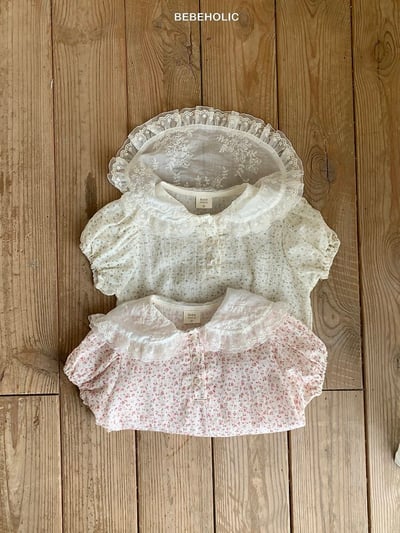 Bebe holic21｜(3m-18m) 翻領碎花連身服2