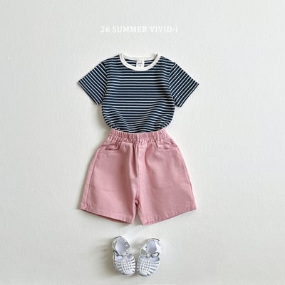 vivid109｜(78cm-125cm) 4款縫線口袋棉質短褲8
