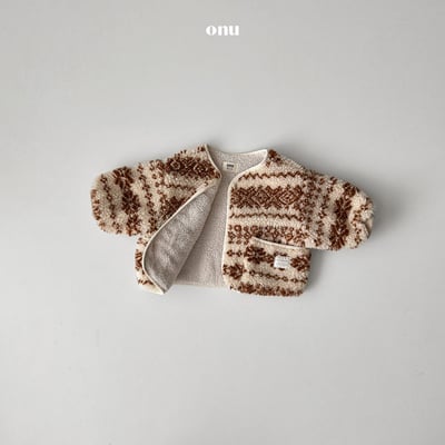 onu 15｜(70cm-115cm) 北歐印花刷毛外套12