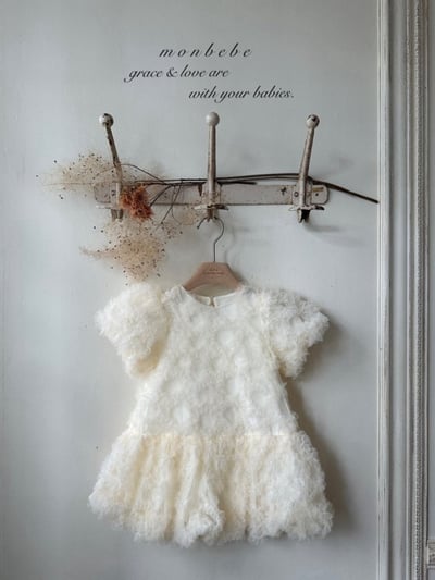 MONBEBE20｜(1y-8y) 層次薄紗洋裝10