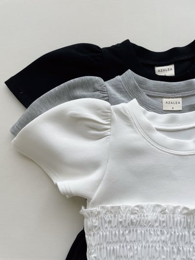 Azalea06｜(85-118cm) 公主袖收腰衣2