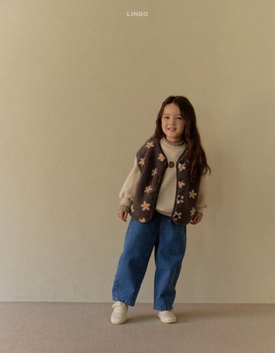 Lindo36｜(80cm-125cm) 經典直筒牛仔褲9