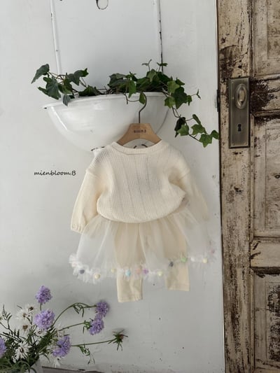 Bloom.b04｜(0m-7y) 小波點薄紗內搭褲裙2