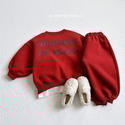 vivid94｜(78cm-125cm) 簡約英字休閒套裝12