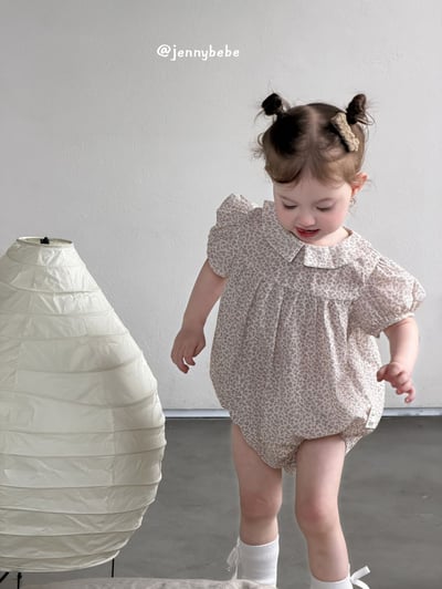 JE695｜(66-90cm) 田園碎花包屁衣14