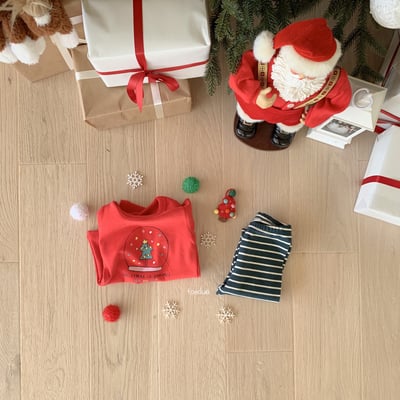 Fondue 24｜(75cm-110cm)  聖誕樹圖案上衣15