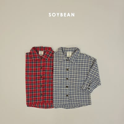 Soybean40｜(75cm-118cm) 格紋襯衫4