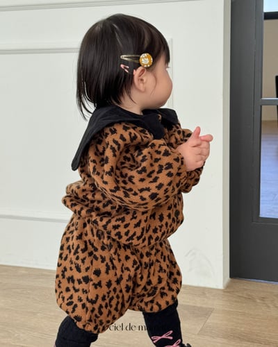 Cieldemaman08｜(6M~24M)  2色豹紋翻領套裝12